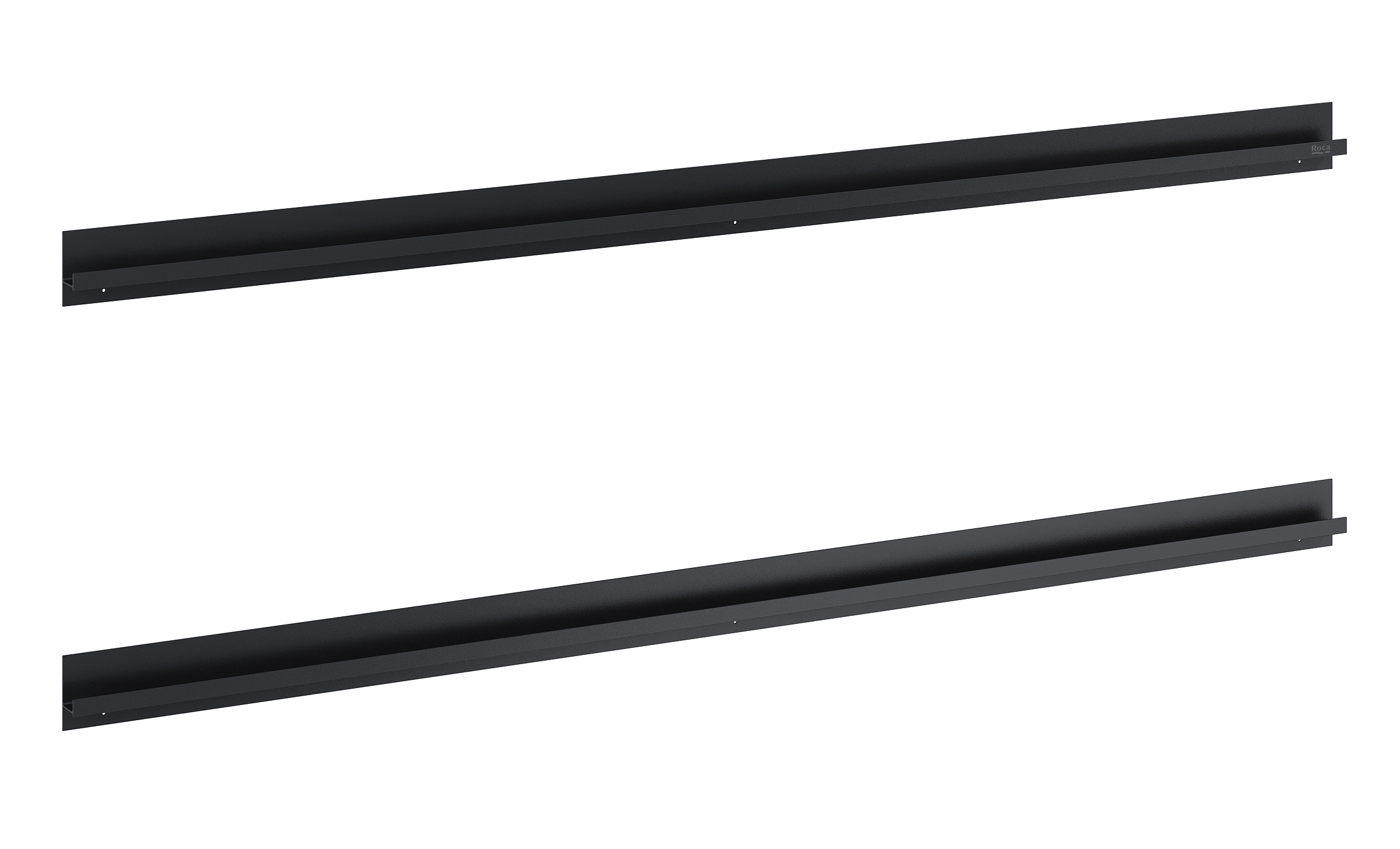 Roca Gap Pro uchwyt do szafki 100 cm 2 szt czarny mat A817008485