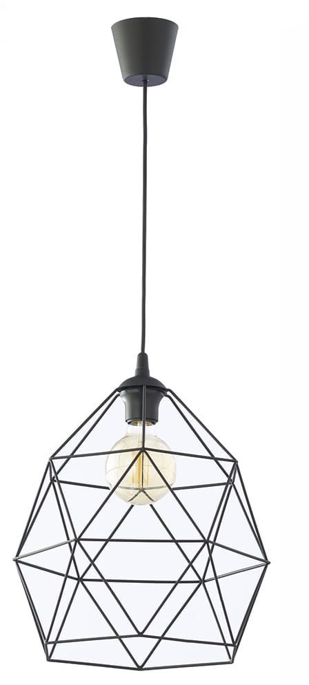 TK Lighting Galaxy lampa wisząca 1x15 W czarna 3455