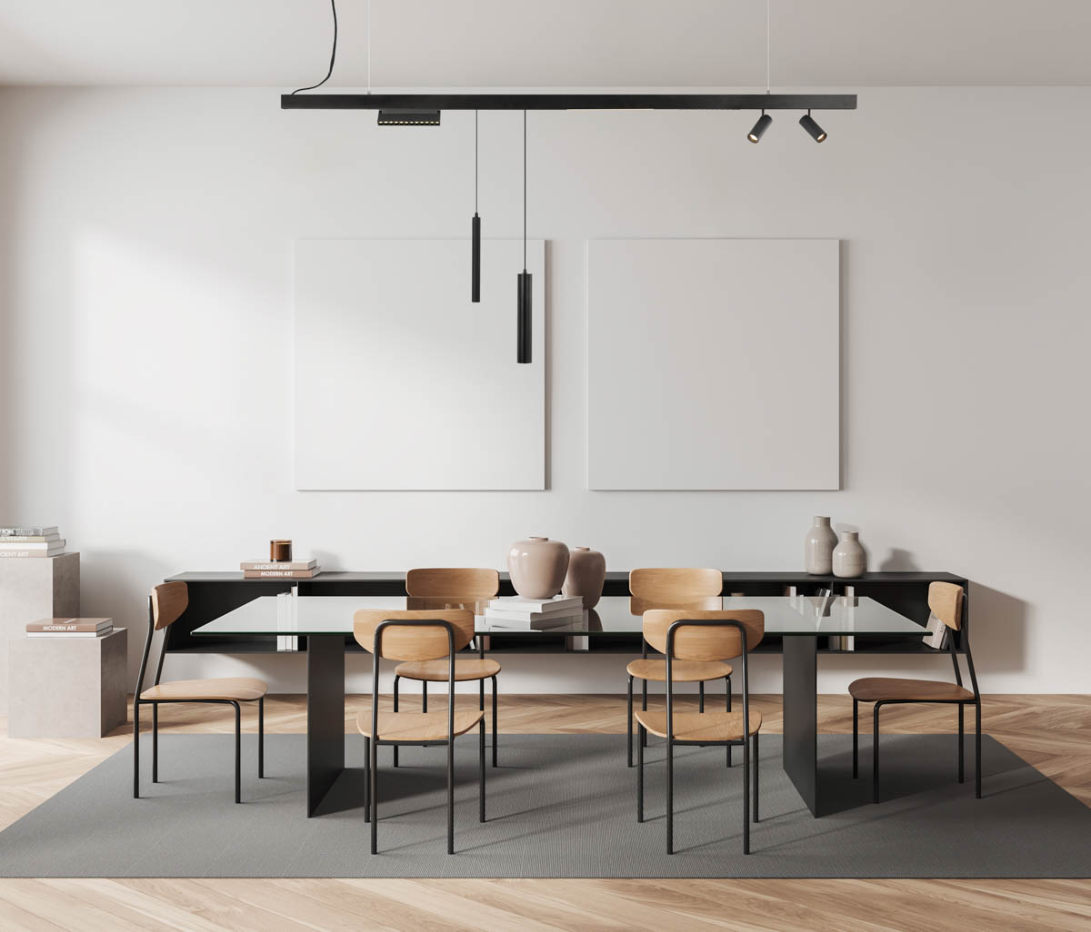 Italux Magnetic Mersa lampa do szynoprzewodów 12x12 W czarny TRM-25367-12W-3K