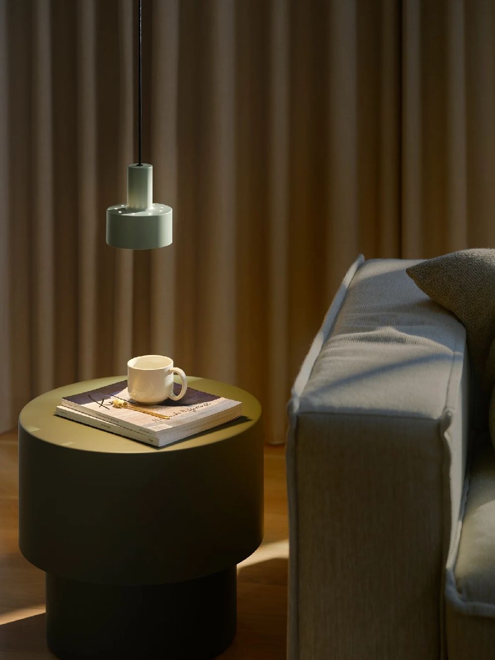 Nordlux Matis lampa wisząca 1x40 W zielona 2512183023