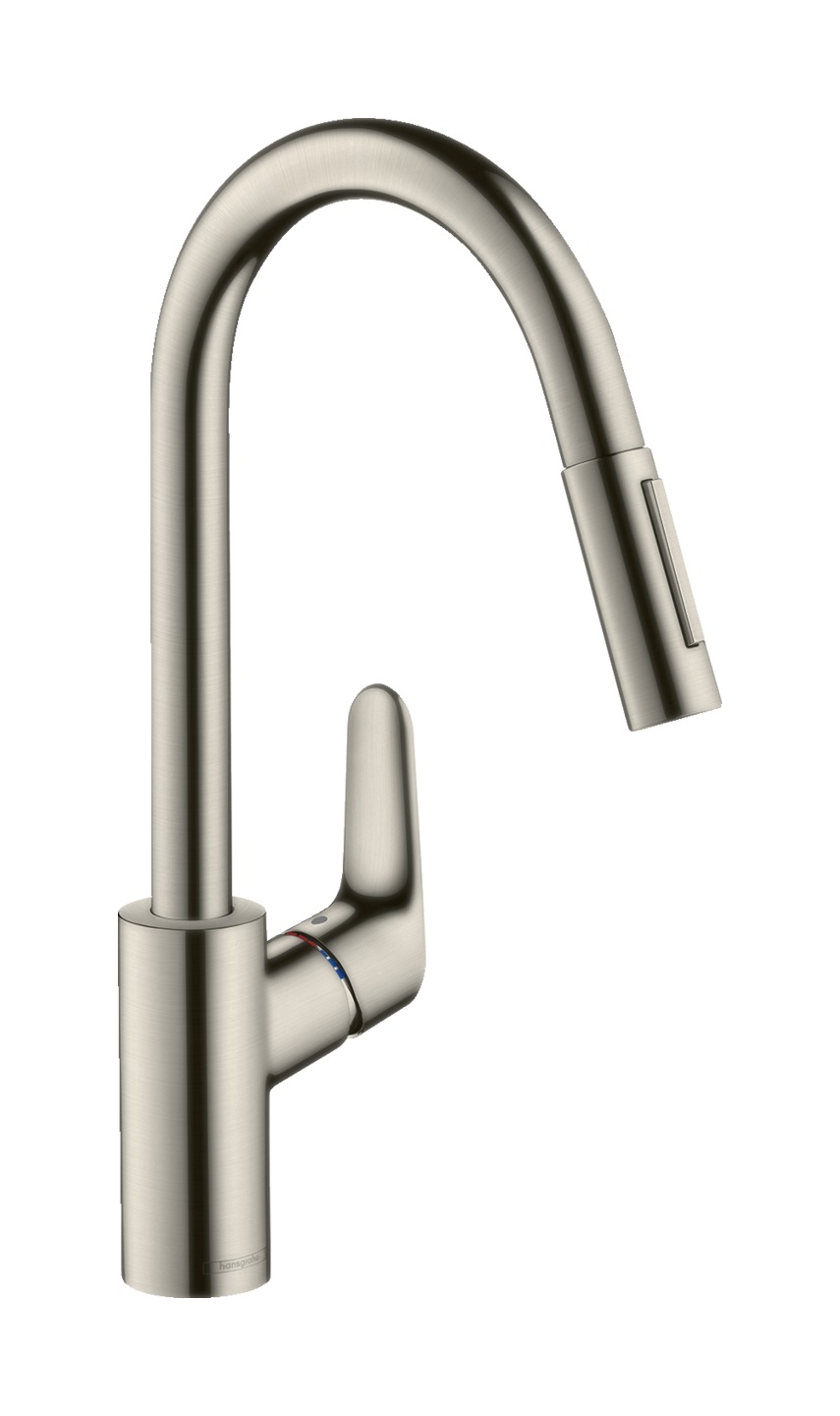 Hansgrohe Focus M41 bateria kuchenna stojąca stalowa 31815800