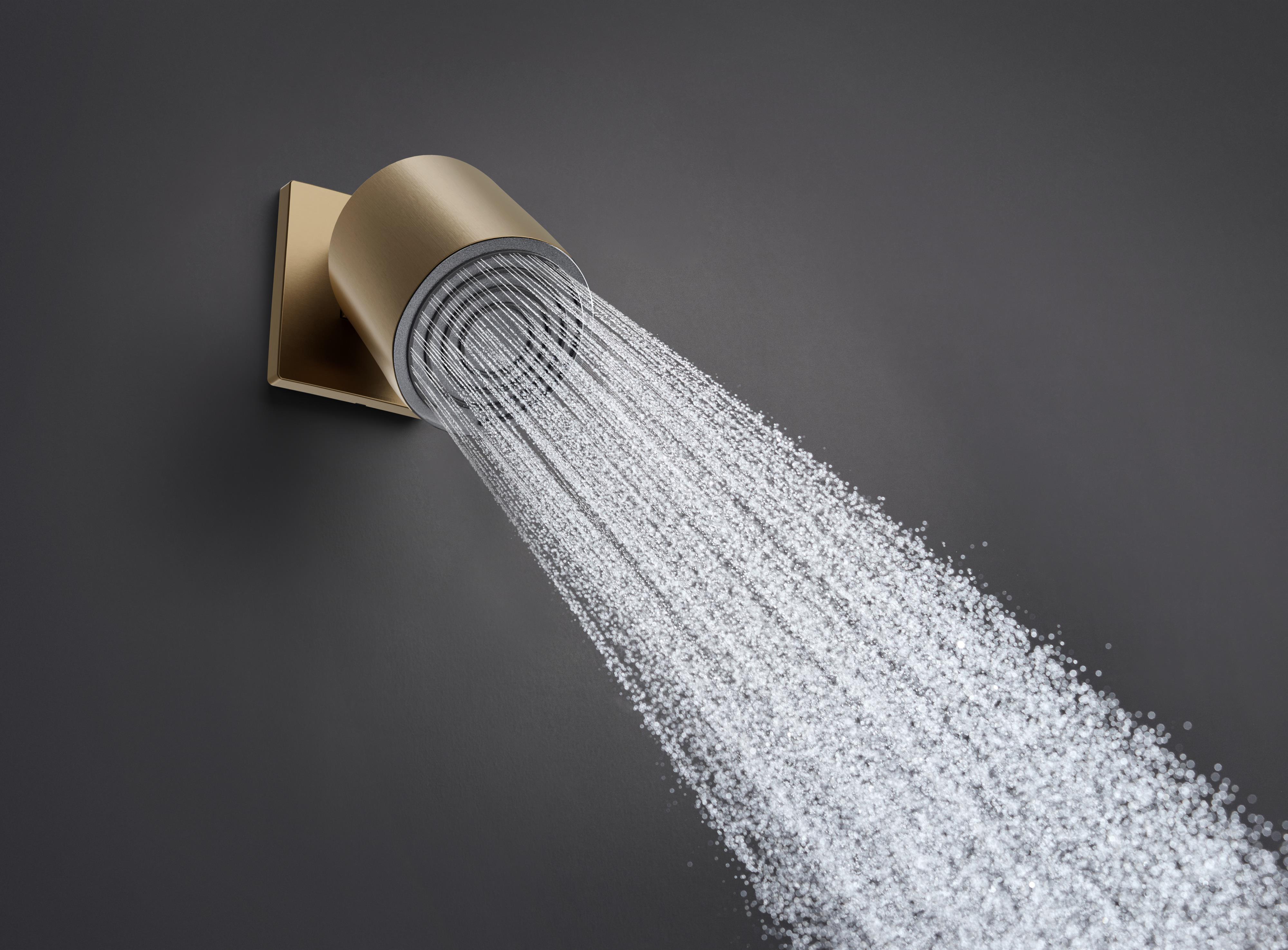 Hansgrohe Pulsify S deszczownica 10.5 cm okrągła brąz szczotkowany 24130140