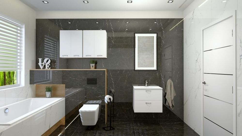 LaVita Basic Barato szafka boczna górna wisząca biały połysk