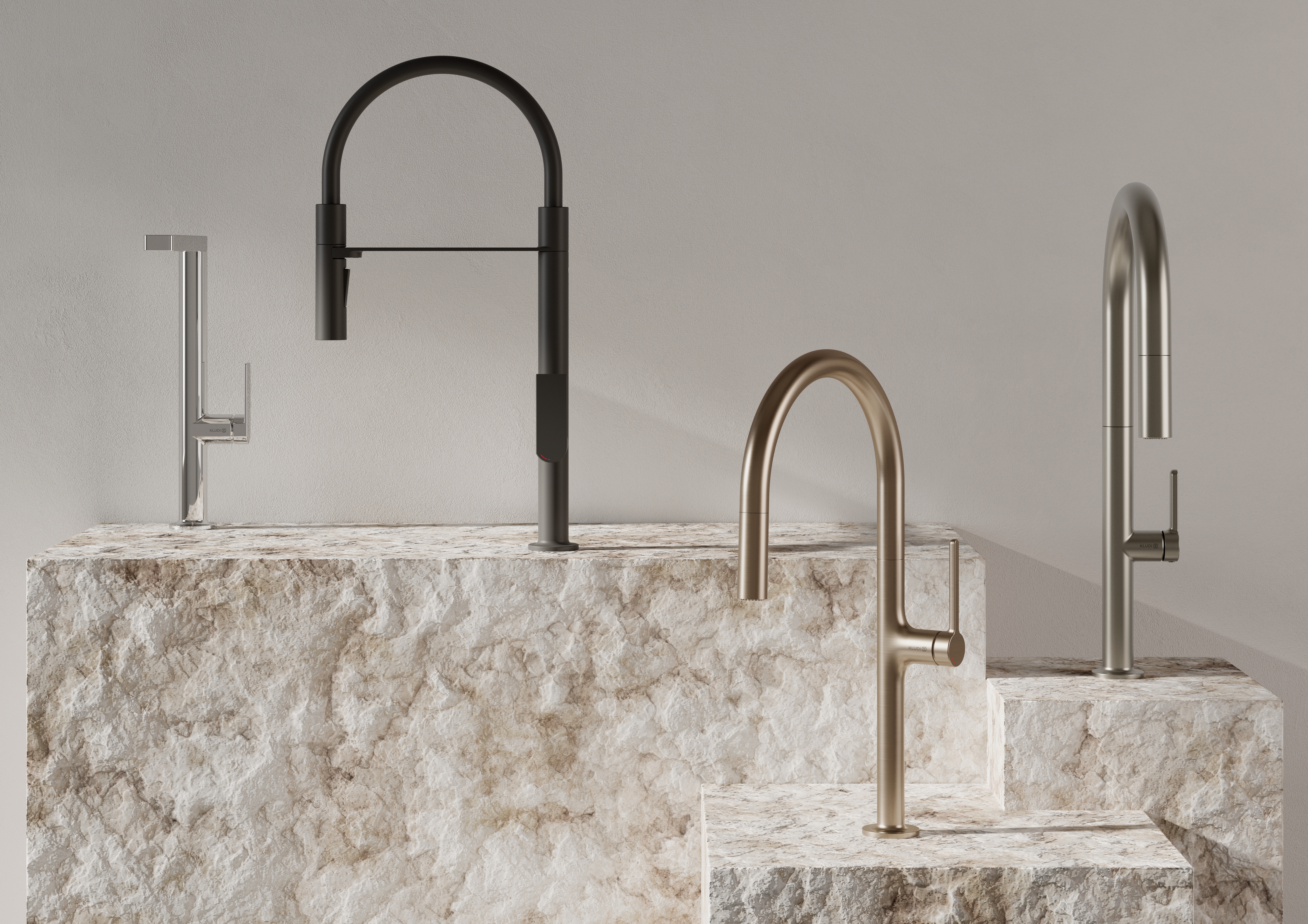 Kludi Reef bateria kuchenna stojąca nikiel szczotkowany 50851N575