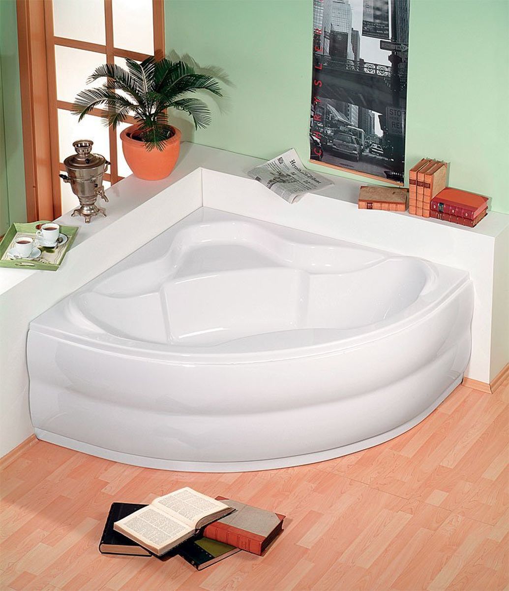 Polysan Simona wanna narożna 150x150 cm biała 94111