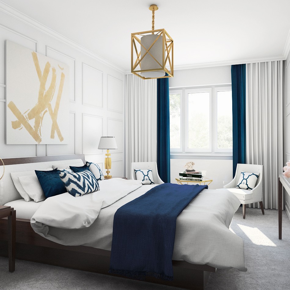 CosmoLight New York lampa wisząca 1x40 W biała-złota P01403AU-WH - Wysyłka w 24h