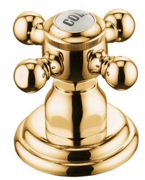 Kludi 1926 zawór boczny pozłacany 518174520