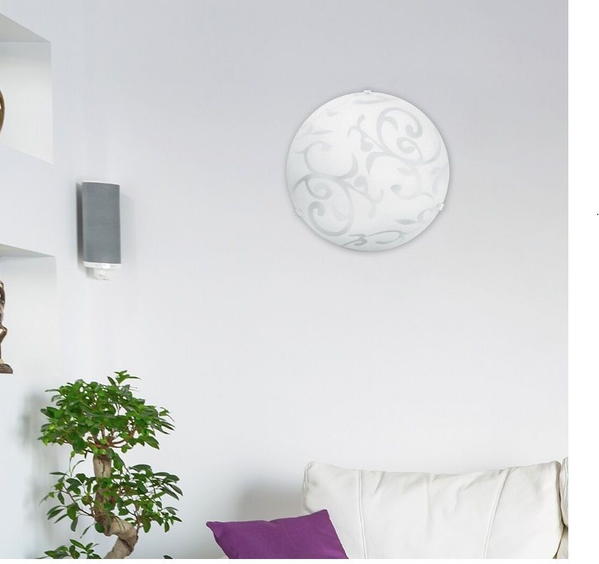 Rabalux Scroll plafon 1x60 W biały 1845