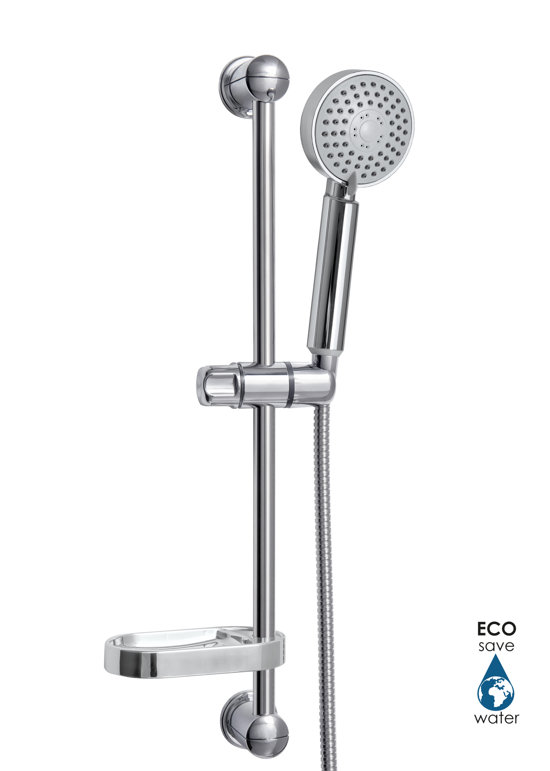 Hyggli Eco Rio zestaw prysznicowy ścienny chrom 14-126