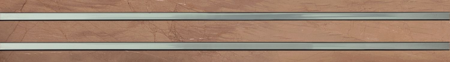 Ceramika Color Terra Brown listwa ścienna 10,5x75 cm brązowy połysk