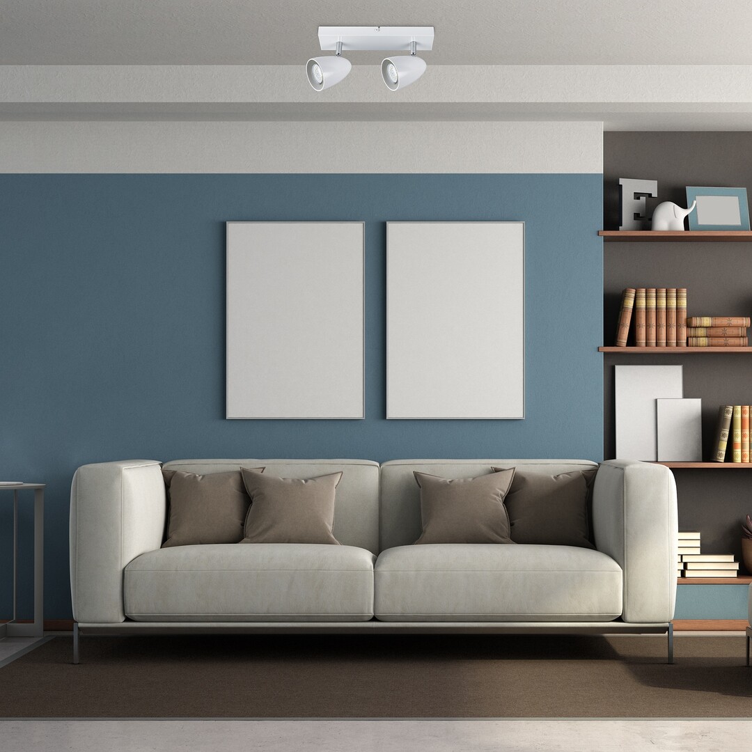 Rabalux Perico lampa podsufitowa 2x5 W biała 73018