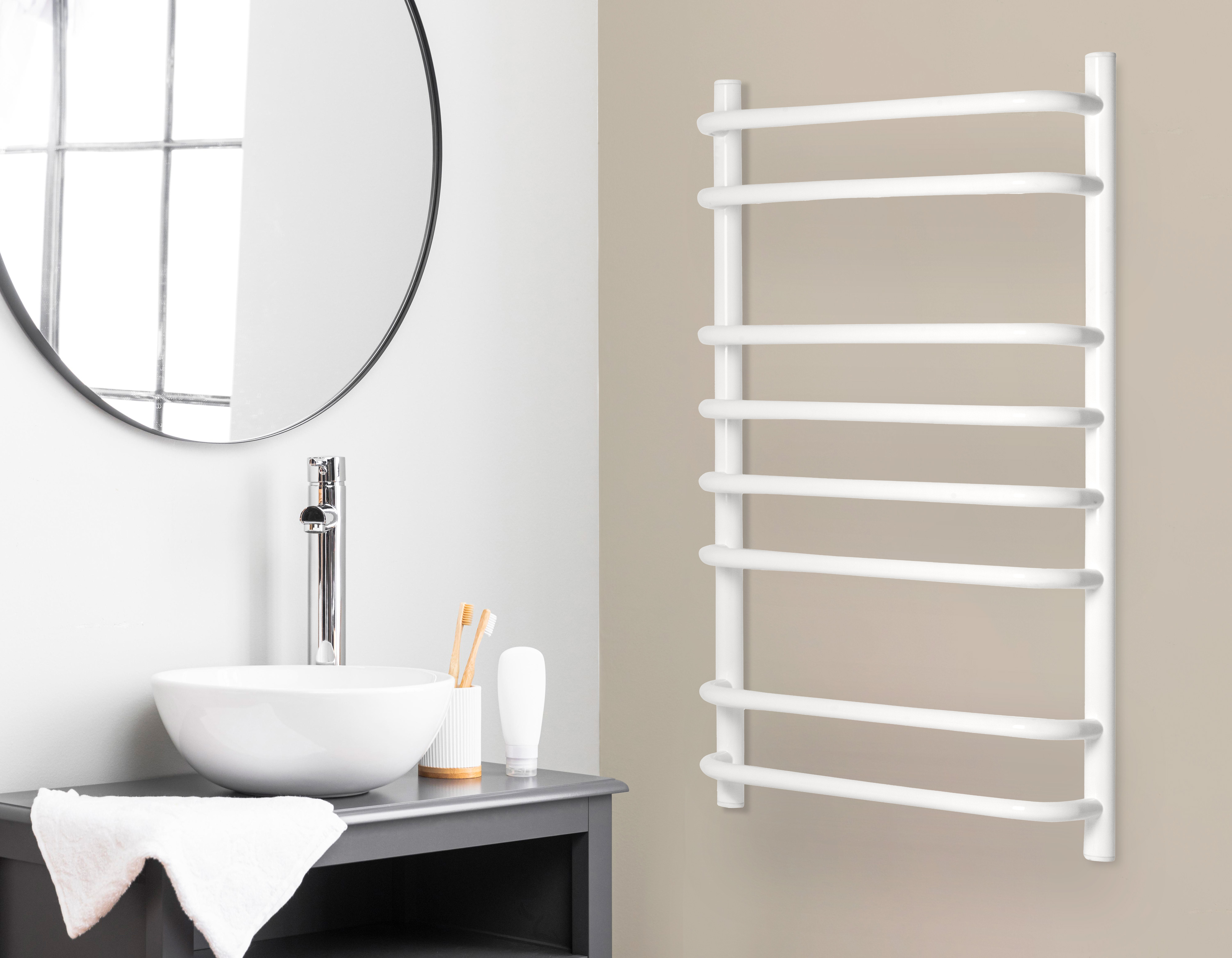 Thermoval TVB grzejnik elektryczny 60x48 cm biały