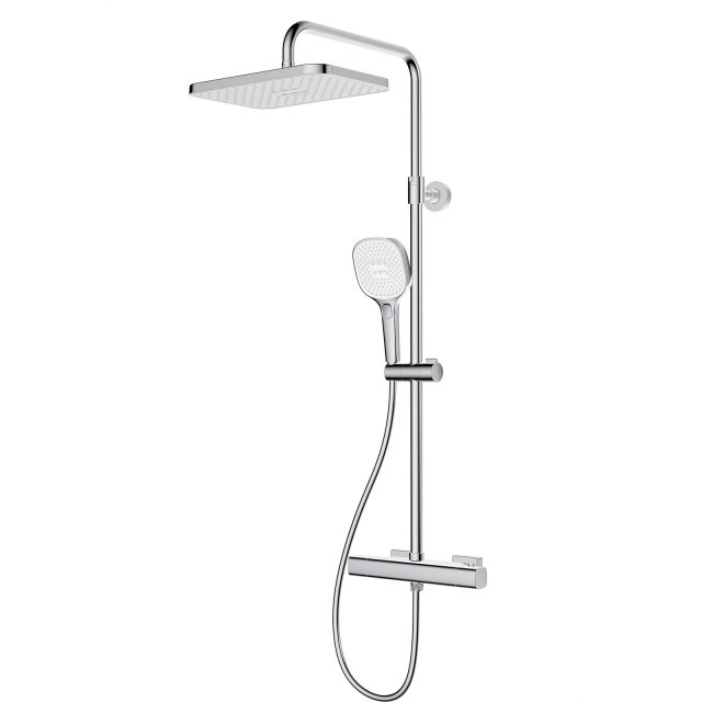 KFA Deszczownica MALAGA ścienna z baterią termostatyczną natryskową c