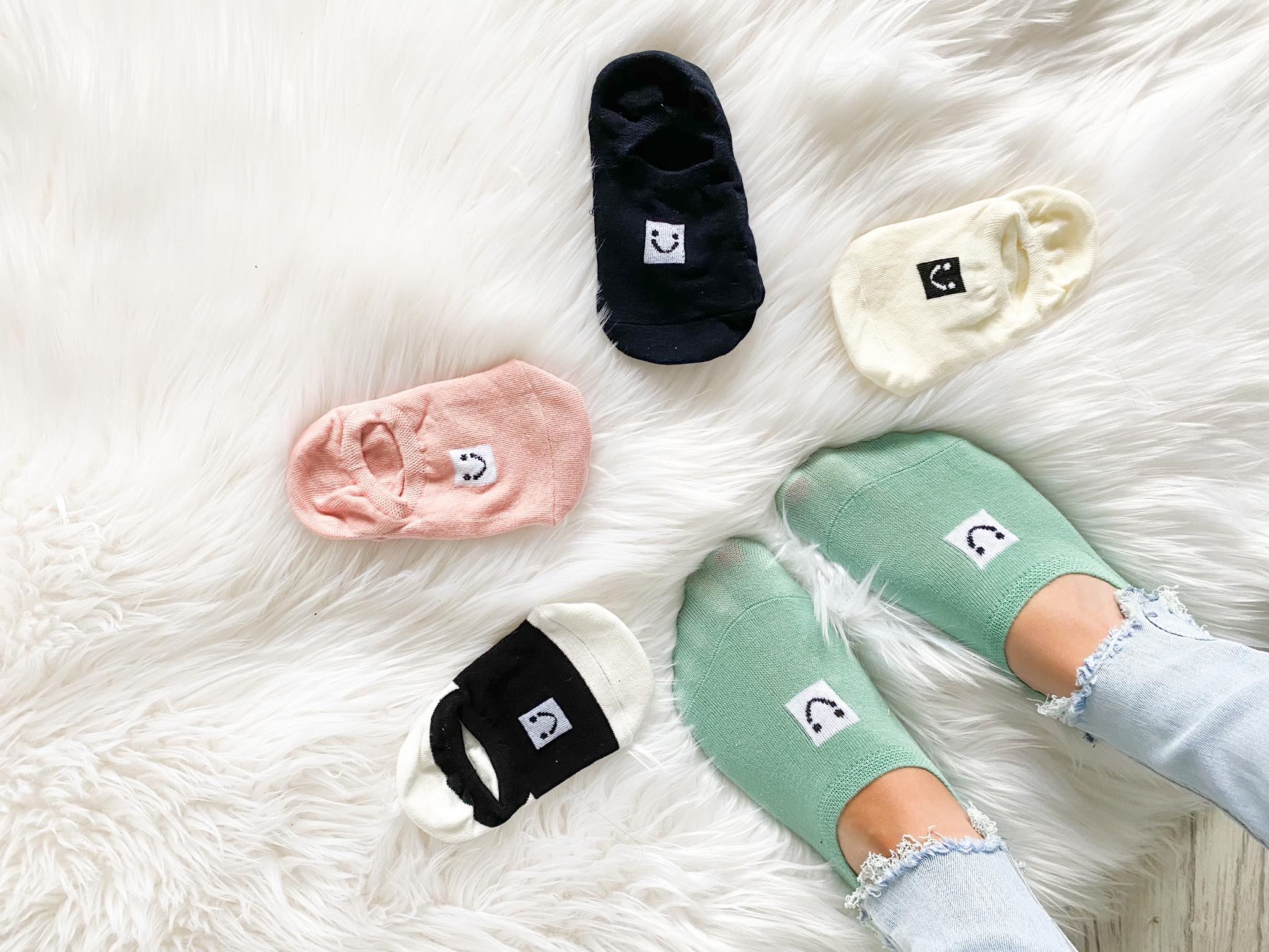 Zestaw 5 par skarpetek stopek 034