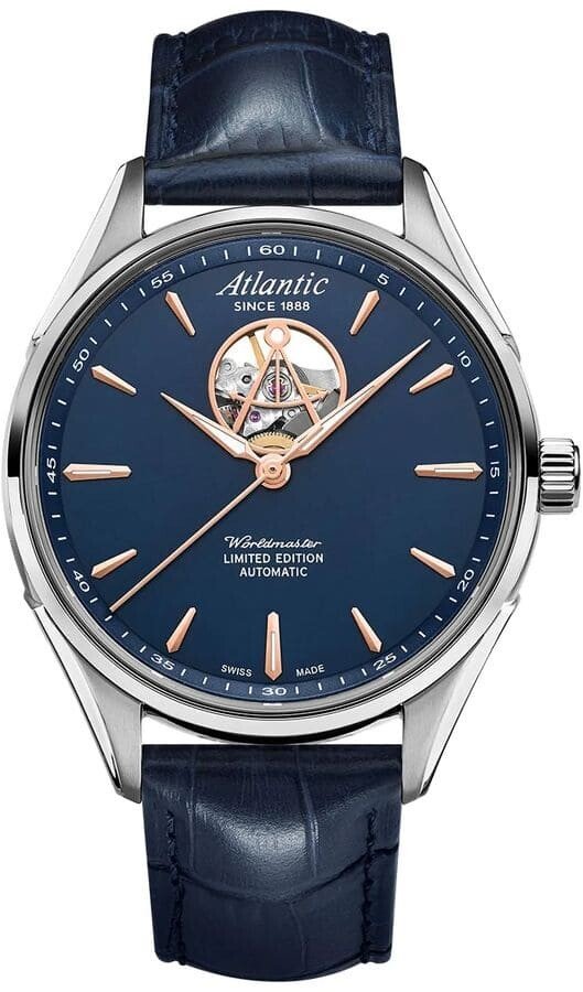 Zegarek męski Atlantic Worldmaster Open Heart 52780-41-51R