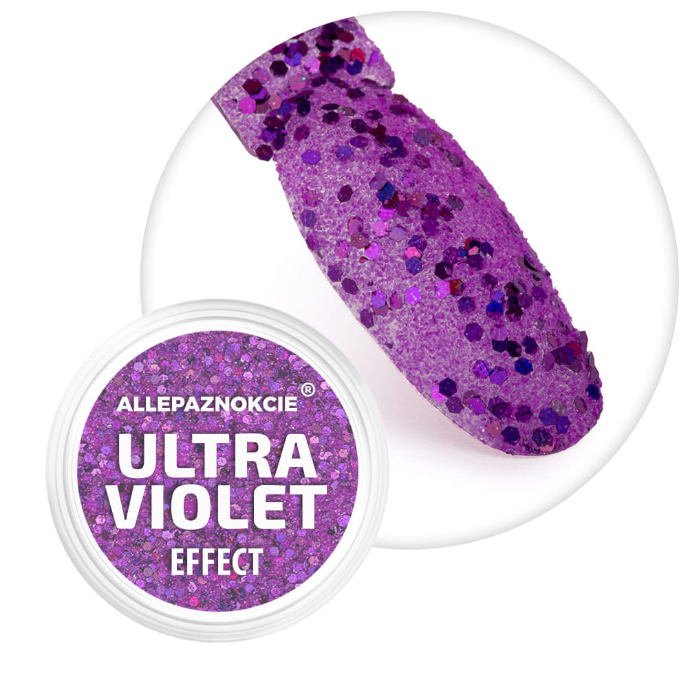 Pyłek do paznokci Ultraviolet Effect Allepaznokcie 1 g Nr 07