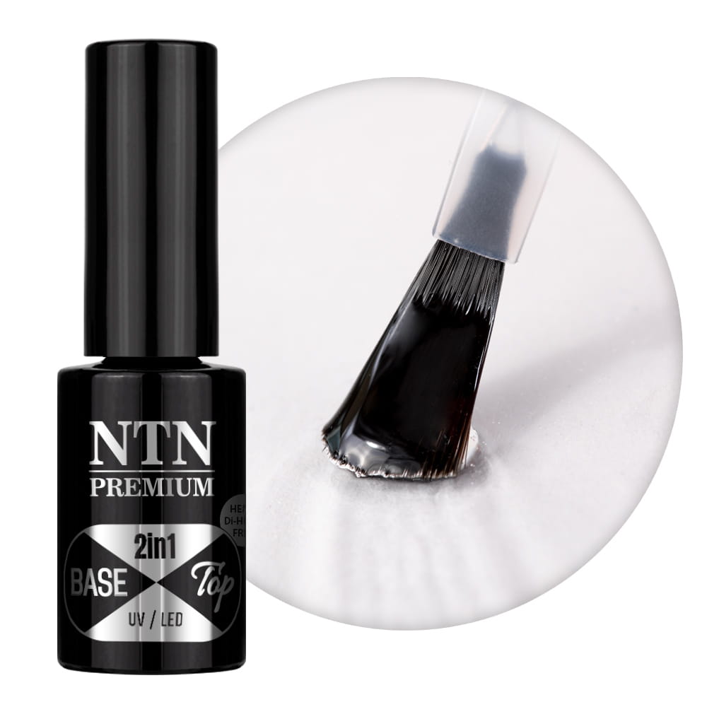 Baza i top twarda 2w1 NTN Premium Base&Top HEMA/Di-HEMA Free Clear 5 g