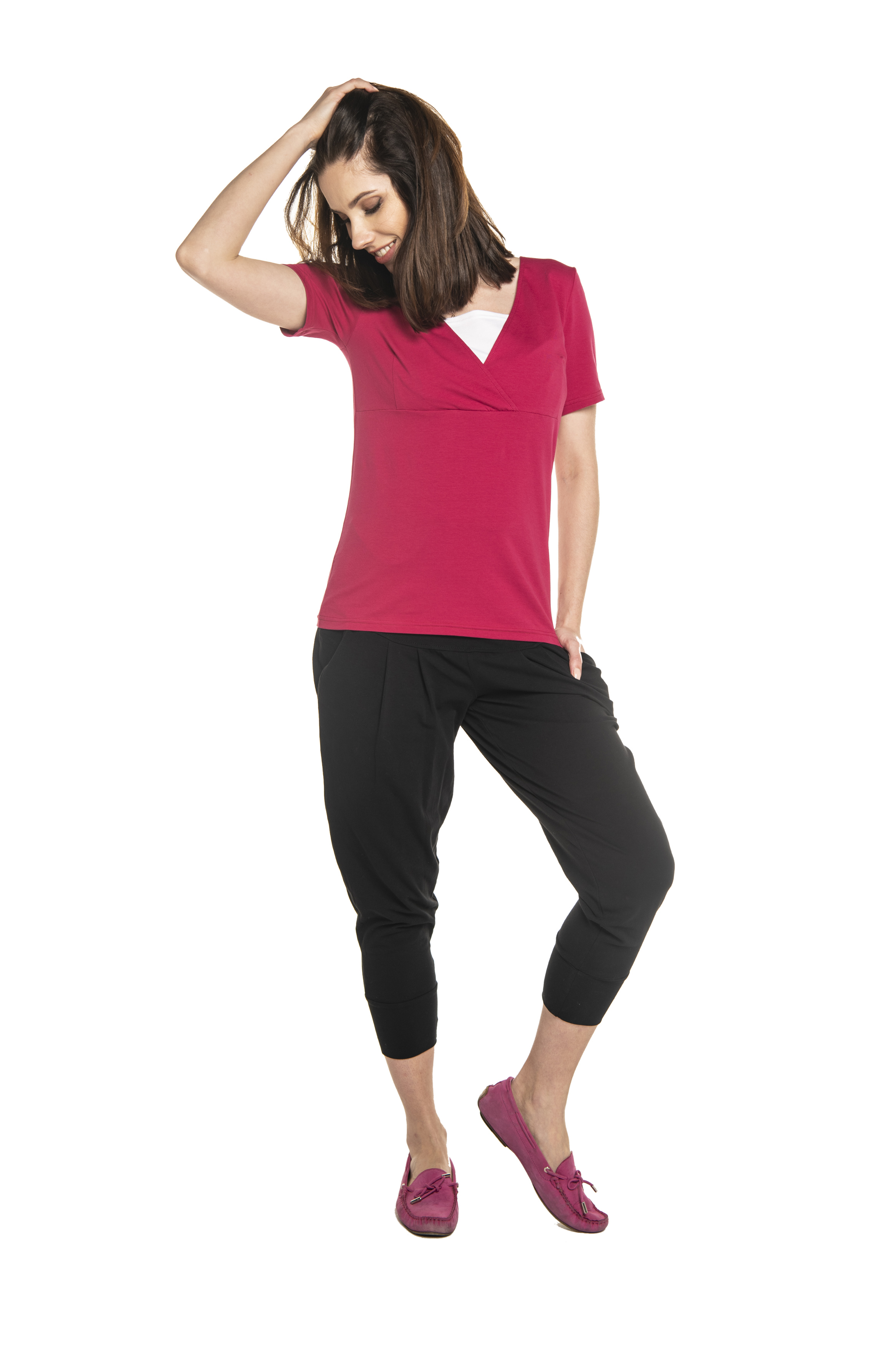 Spodnie ciążowe Sawyer 3/4