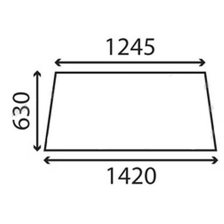 Szyba tylna Fendt Farmer 258514220100