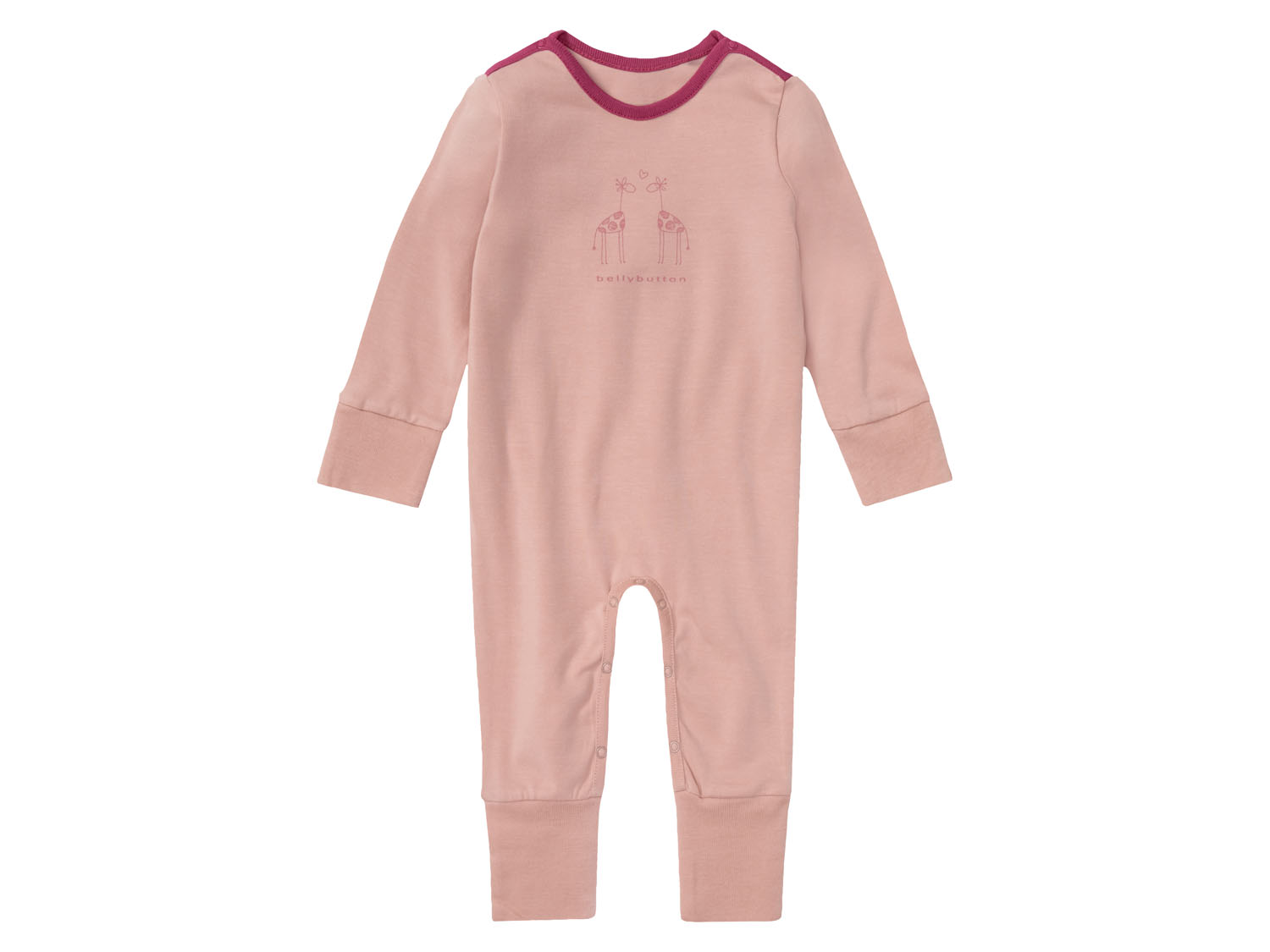 bellybutton Pajacyk niemowlęcy chłopięcy/ dziewczęcy z bawełny 74, Różowy