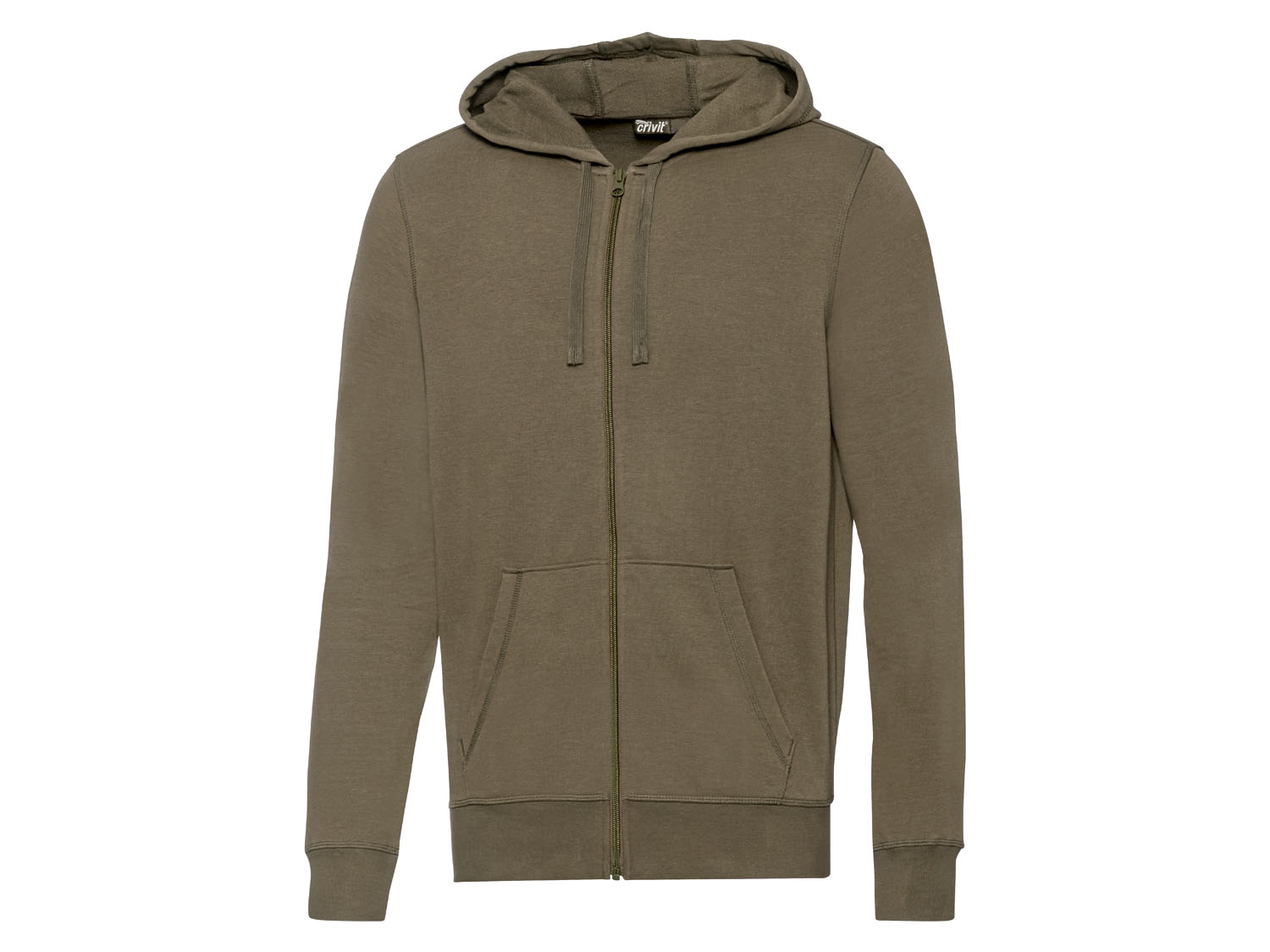 Crivit Bluza dresowa męska L52/54, Khaki