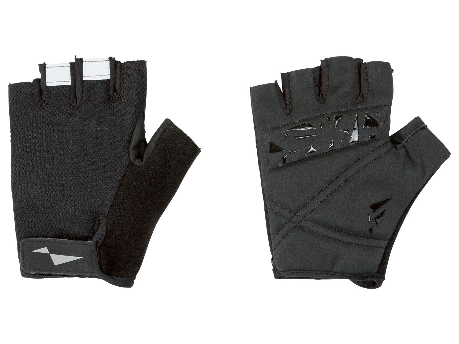 Crivit Rękawiczki rowerowe damskie/męskie Czarny, 8