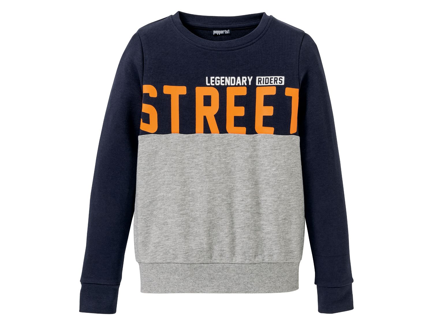 pepperts! Bluza dresowa chłopięca Szary, 122/128