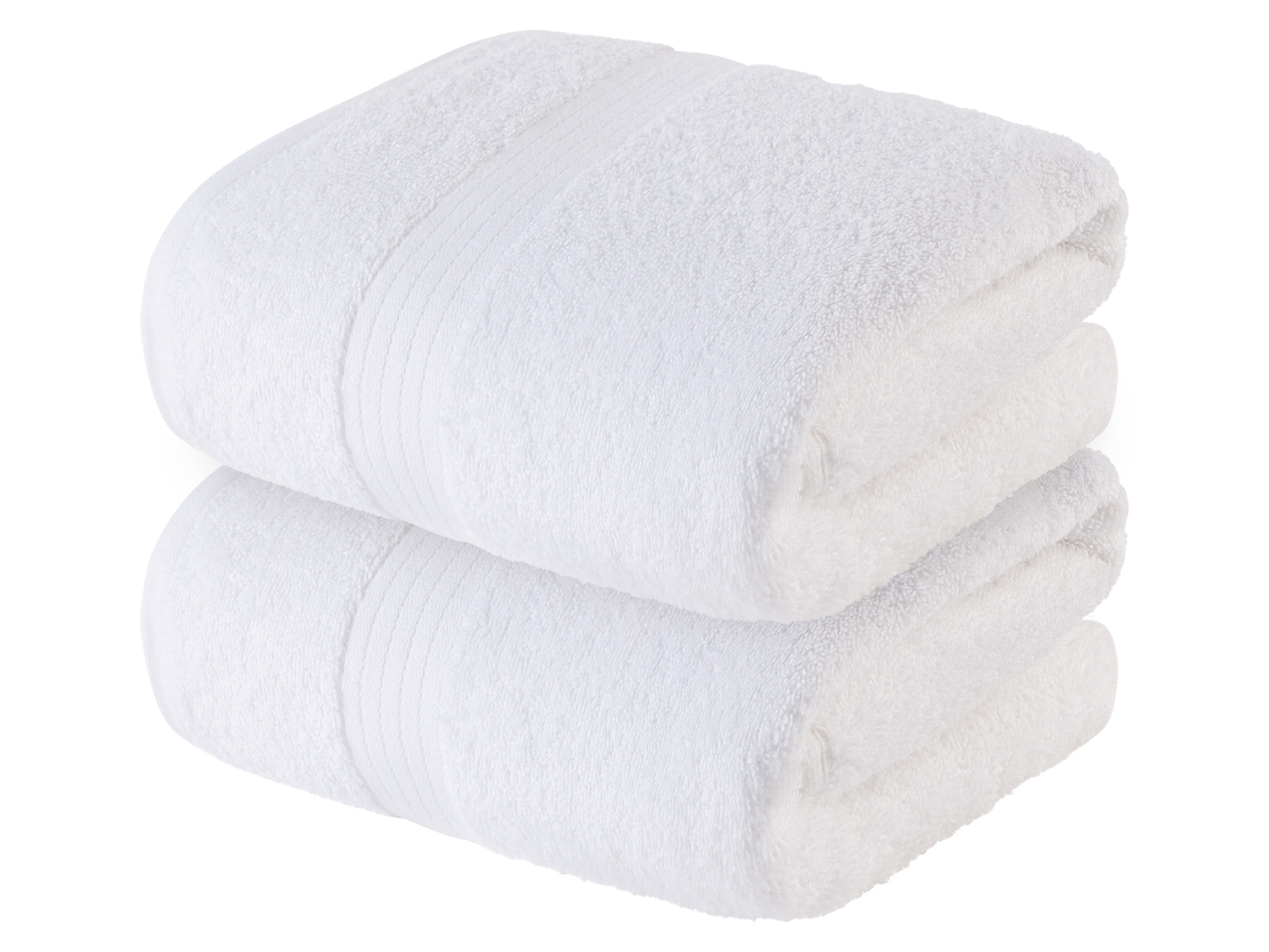 Livarno home Zestaw 2 ręczników frotté, 50 x 100 cm Biały