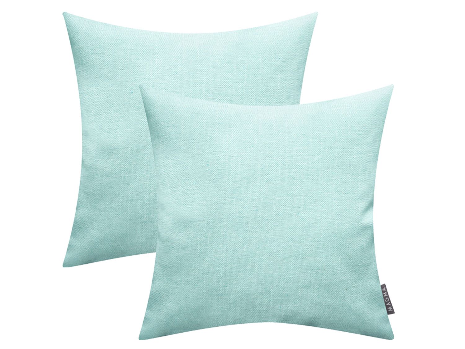 Magma Komplet 2 poszewek na poduszkę Riva 50 x 50 cm, Miętowy