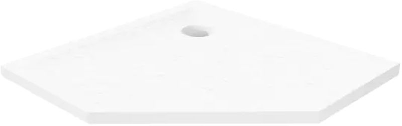 Darmowa Dostawa - Brodzik pięciokątny 90x90 cm biały New Trendy Mild Stone B0540