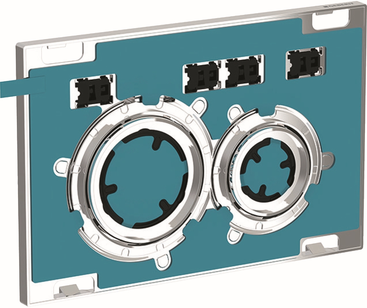 Darmowa Dostawa - Przycisk spłukujący do wc chrom błyszczący Geberit Sigma50 115884001