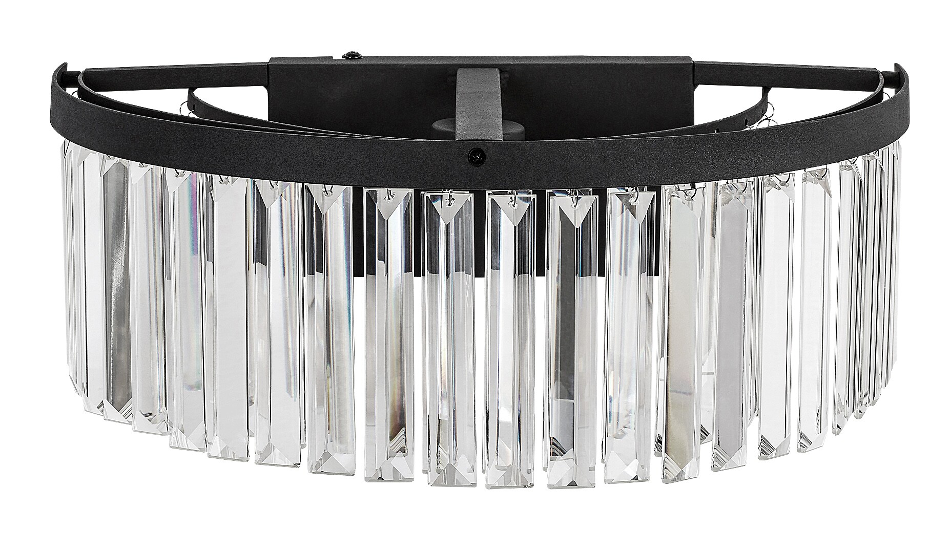 Darmowa Dostawa - Kinkiet 1x25 W czarny-przezroczysty Rabalux Eloisa 71092