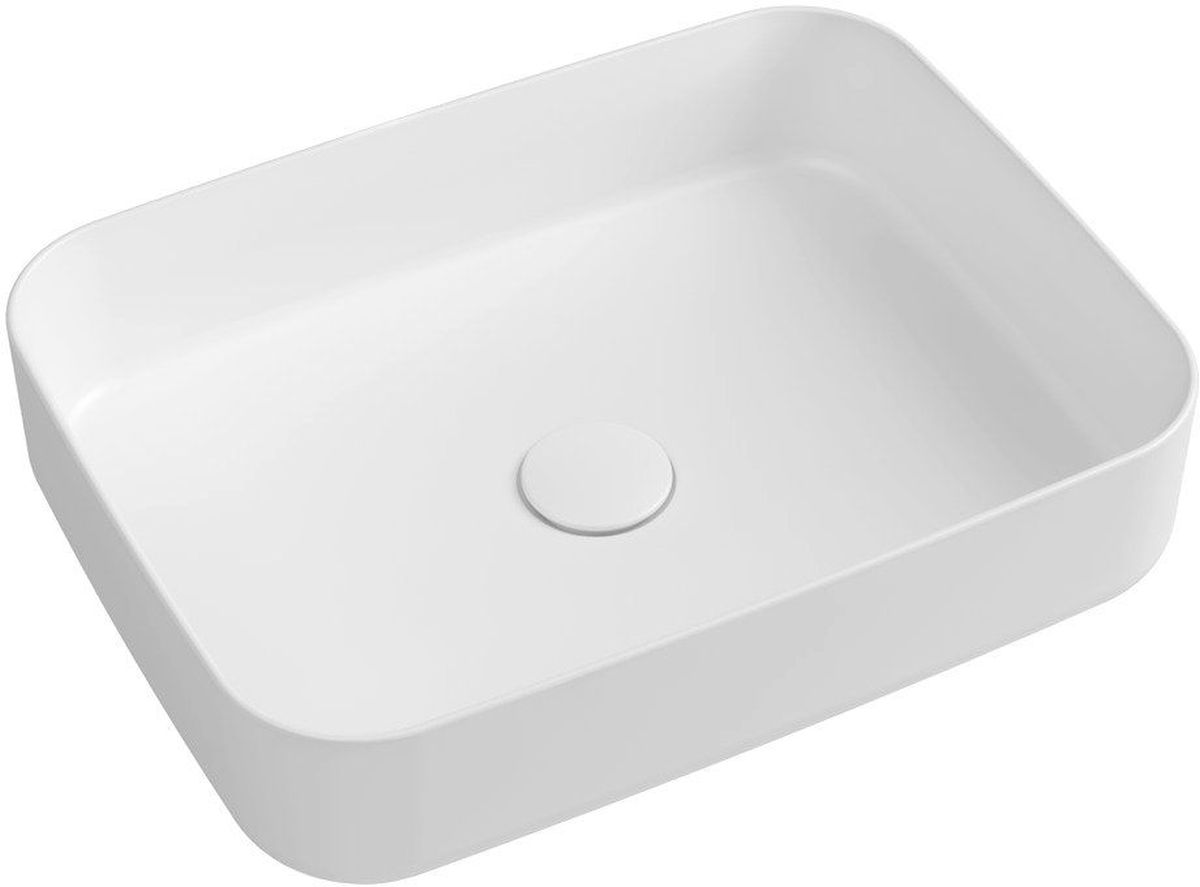 Darmowa Dostawa - Umywalka 50x36 cm prostokątna nablatowa biała Isvea Infinity 10NF65050
