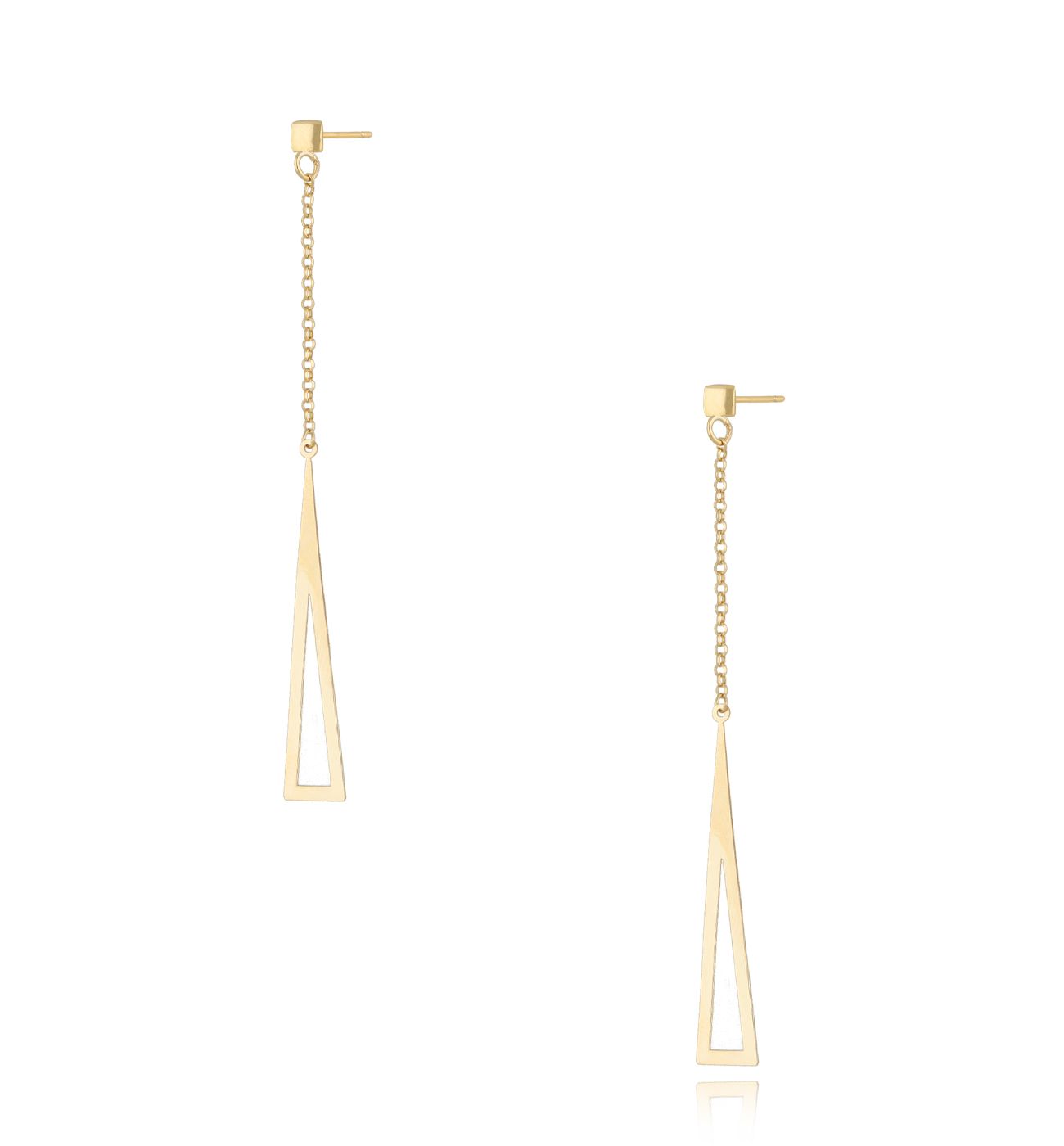 Kolczyki złote długie Felicita KSE0108