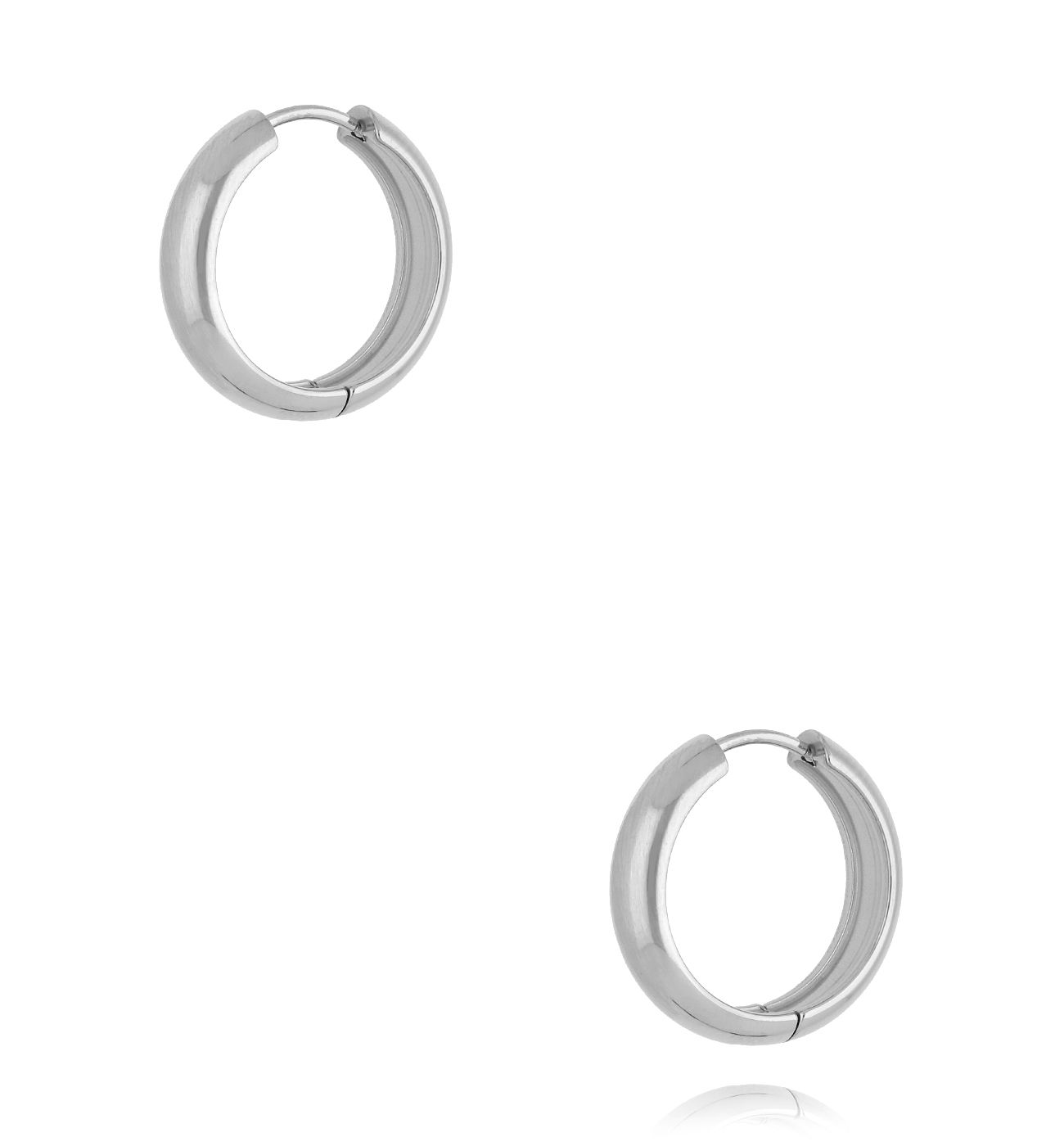 Kolczyki koła srebrne KSY0419 - By Dziubeka