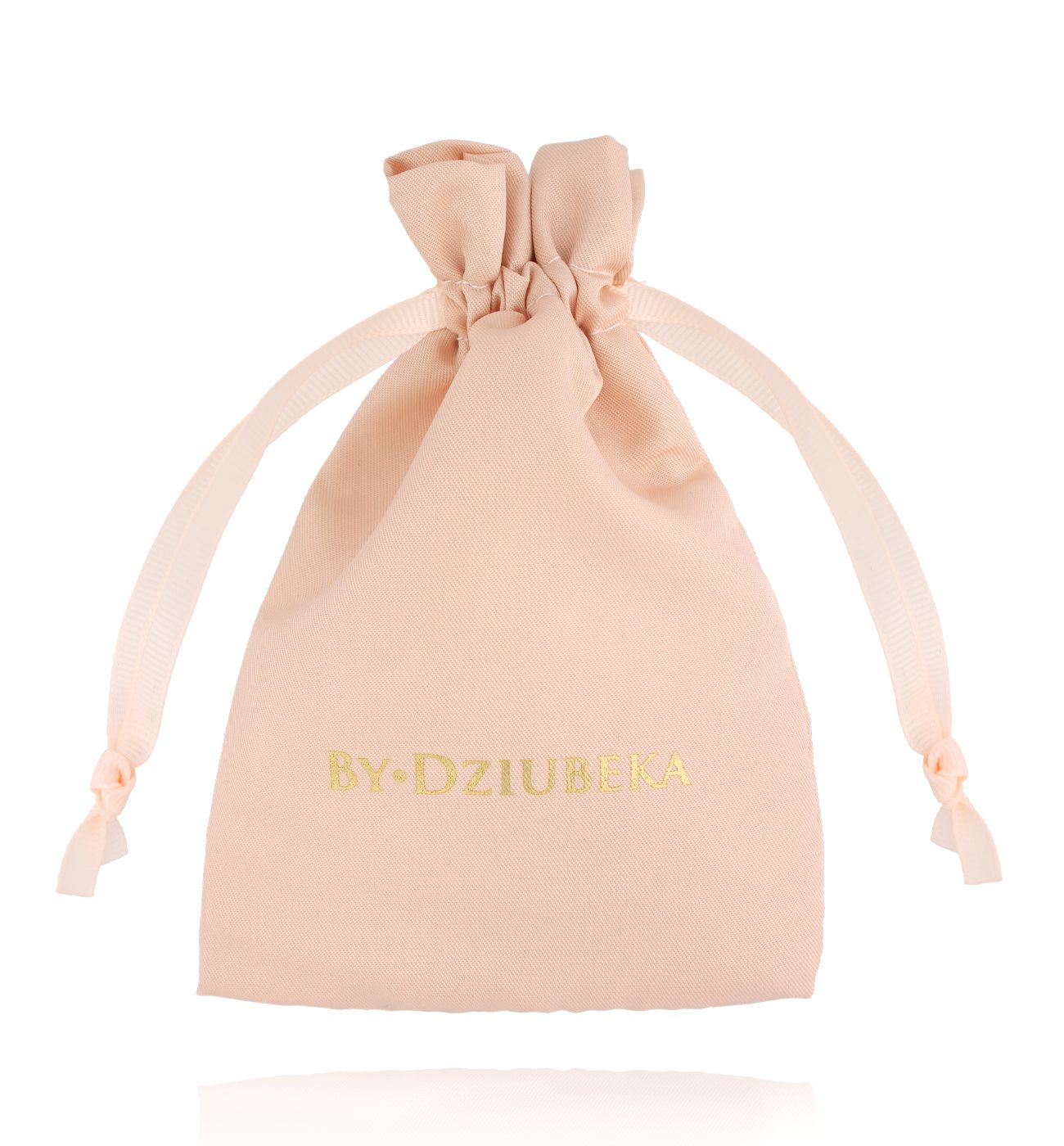 Woreczek bawełniany brzoskwiniowy średni OPA0254