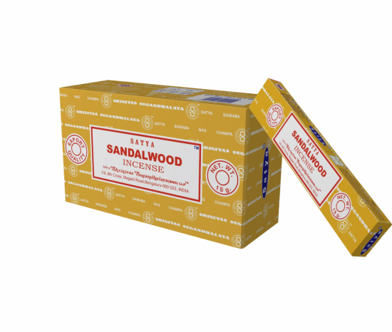 Kadzidełka SATYA Sandalwood (drzewo sandałowe) - 15g