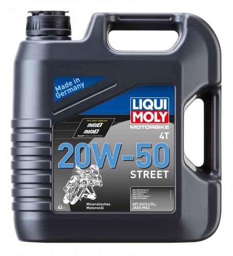 LIQUI MOLY MOTORBIKE STREET 20W50 4T 1696 4L - Petrostar