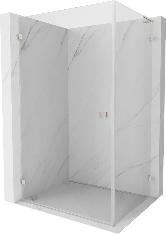 Kabina prysznicowa Mexen Lunar-B L nikiel szczotkowany 85x70 cm 1 szt.