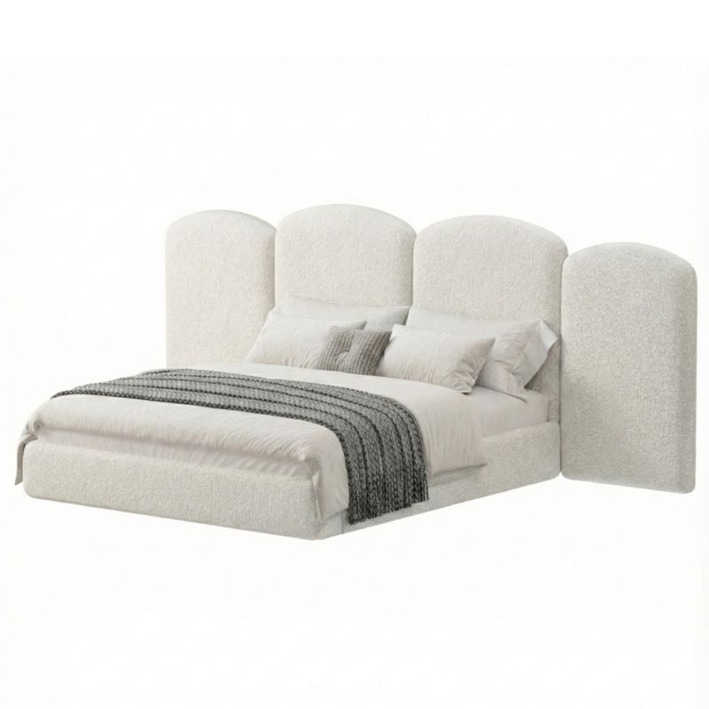 Łóżko Tapicerowane RAVELLO 200x200 Stelaż Pojemnik Na Pościel Abriamo 04 1 szt.