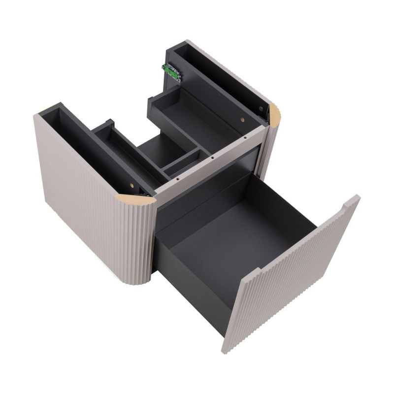 Szafka podumywalkowa Oltens Hamnes 60 cm ryflowana kaszmir odporna na wilgoć 1 szt.