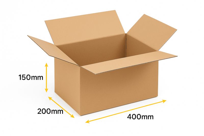 Kartony klapowe Neopak 400x200x150mm, komplet 50 szt.