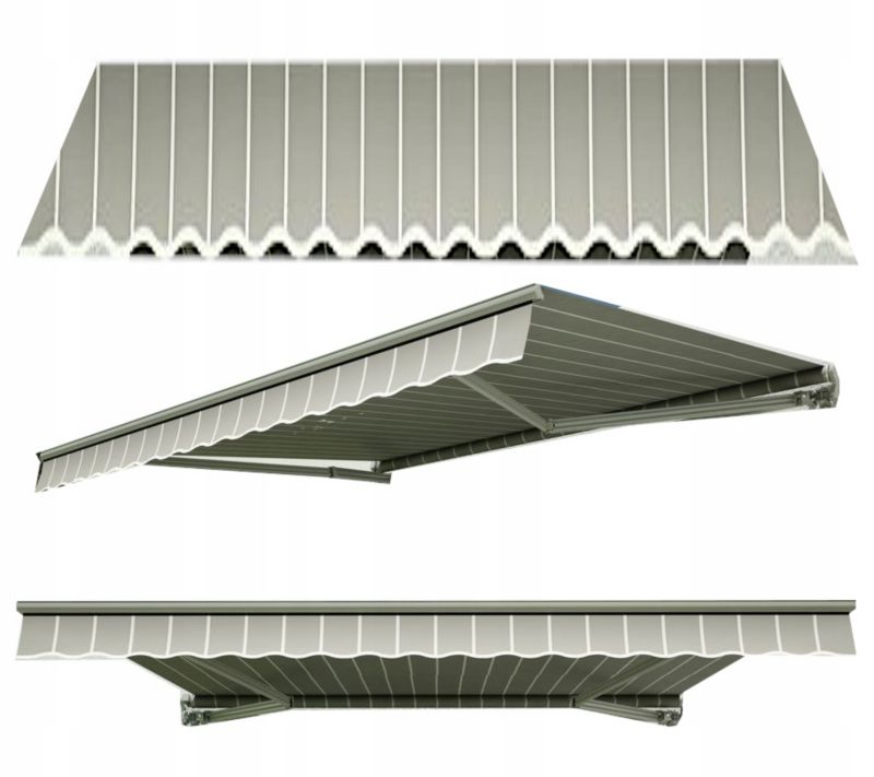 Markiza Balkonowa Gutroof Przyścienna 400x300cm Classic Tarasowa Roleta Rozsuwana Multicolor 1 szt