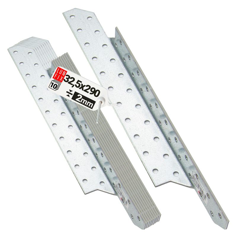 Łącznik krokwiowy Lun Fix 32,5x290 mm prawy 10 szt.
