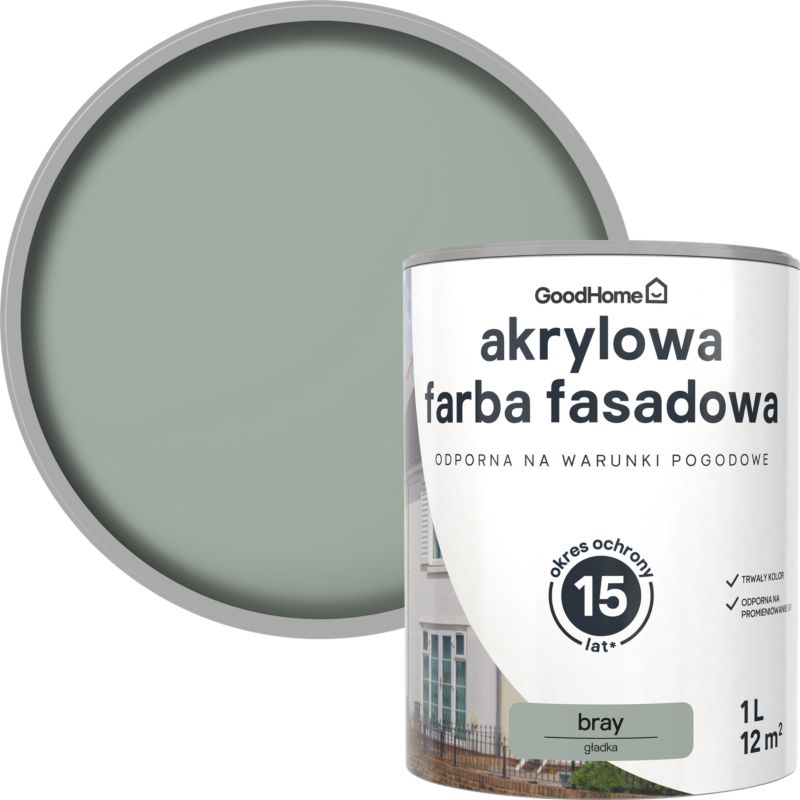 Farba elewacyjna GoodHome bray 1 l