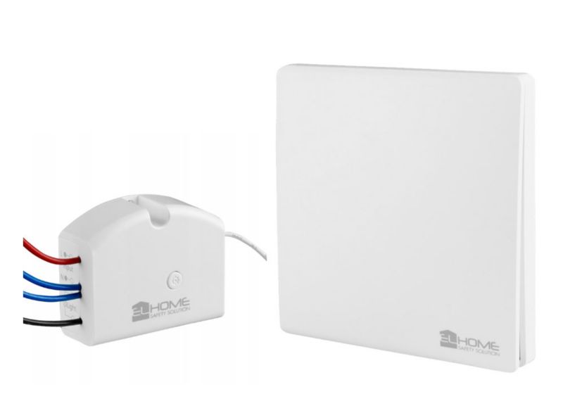 Zestaw bezprzewodowy El Home Safety Solution kinetyczny włącznik pojedynczy WSS-21H2