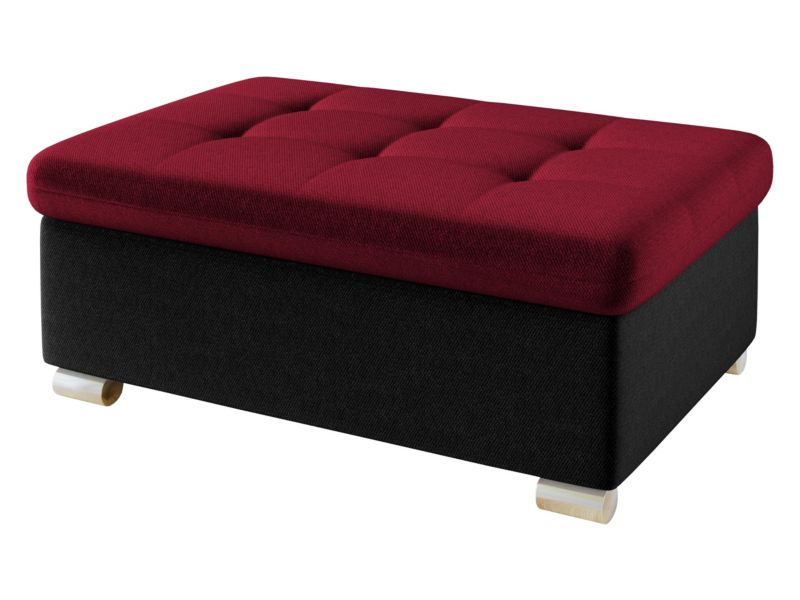 Pufa MIRJAN 24 Niko Duża czarny/wiśniowy 1 szt.