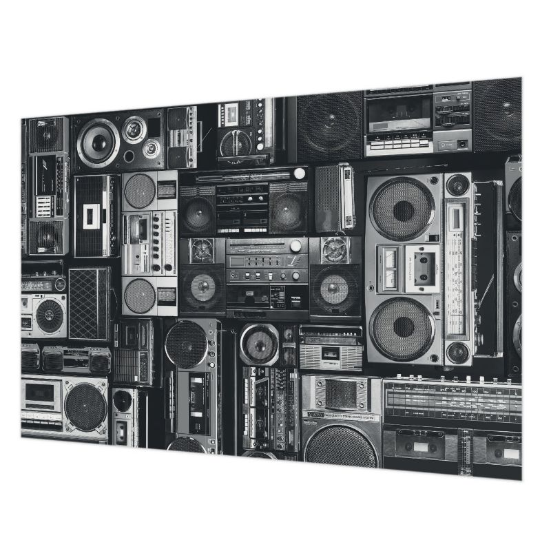 Tapeta Na Ścianę Tulup 152x104 cm Retro Radio Do Biura, Do Salonu, Do Przedpokoju 1 szt.