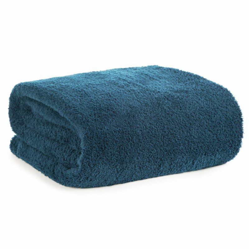 Koc Lori Eurofirany Turkusowy 200x220 cm Polarowy miękki 1 szt.