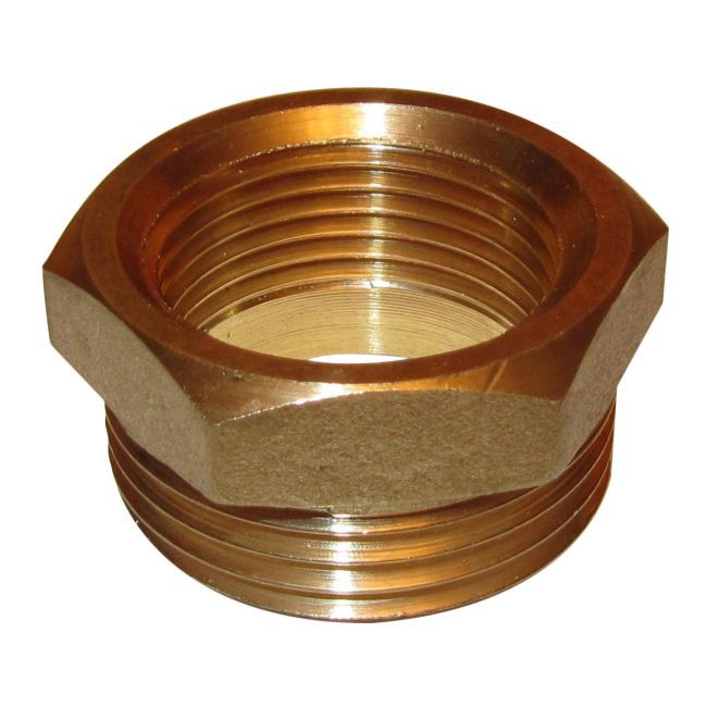 Redukcja mosiądz gwint wewnętrzny / zewnętrzny 1" x 3/4"